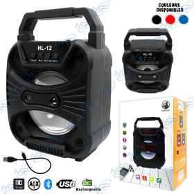 HAUT PARLEUR BLUETOOTH RECHARGEABLE HL-12